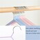 12 Piece Non-Slip Stainless Steel Clothes Hangers Set, Powder Coated Metal Hangers, Slim Space Saving Garment Hangers for Suits, Jackets, Pants and Wardrobe Organization