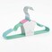 12 Piece Non-Slip Stainless Steel Clothes Hangers Set, Powder Coated Metal Hangers, Slim Space Saving Garment Hangers for Suits, Jackets, Pants and Wardrobe Organization