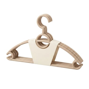 10 Piece Clothes Hanger Set with Rotating Swivel Hook, Durable Polymer Coat Hangers for Home Wardrobe Organization, Tie Friendly Universal Color Hangers