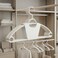 10 Piece Space Saving Vertical Clothes Hanger Set, Wardrobe Organizer for Suits, Jackets and Clothing, Multi Layer Closet Storage Solution