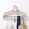 10 Piece Space Saving Non Slip Flocked Clothes Hanger Set, Padded Coat Hangers for Suits, Jackets and Wardrobe Organization, Slim Velvet Style Design