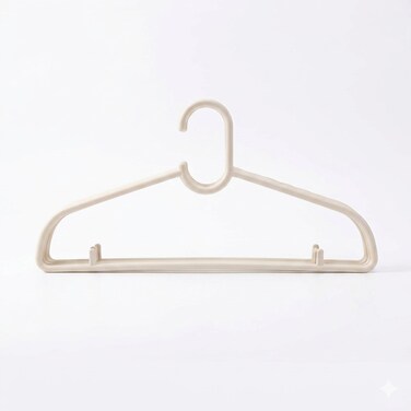 10 Piece Space Saving Non Slip Flocked Clothes Hanger Set, Padded Coat Hangers for Suits, Jackets and Wardrobe Organization, Slim Velvet Style Design