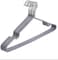 12 Piece Non Slip Stainless Steel Clothes Hangers Set, Powder Coated Metal Hangers, Slim Space Saving Design for Suits, Jackets, Pants and Wardrobe Organization (Multicolour)