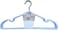 12 Piece Non Slip Stainless Steel Clothes Hangers Set, Powder Coated Metal Hangers, Slim Space Saving Design for Suits, Jackets, Pants and Wardrobe Organization (Multicolour)