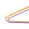 12 Piece Non Slip Metal Clothes Hanger Set for Drying and Wardrobe Use, Durable Clothes Hangers for Home Organization, Space Saving Design (Multicolour)