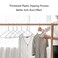 12 Piece Heavy Duty Plastic Steel Wire Clothes Hanger Set, Multifunction Adult Size Coat Hangers for Wardrobe Organization, Durable Space Saving Clothing Hangers