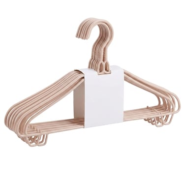12 Piece Heavy Duty Plastic Steel Wire Clothes Hanger Set, Multifunction Adult Size Coat Hangers for Wardrobe Organization, Durable Space Saving Clothing Hangers