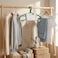 12 Piece Durable Metal Clothes Hanger Set, Large Size Wardrobe and Laundry Hangers for Heavy Duty Clothing Storage, Strong Space Saving Coat Hangers