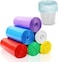 Trash Bags 50 x 45 cm, 8 Rolls 120 Bags Bulk Garbage Can Liners for Office, Kitchen, Recycling, Yard Waste and Rollaway Bins