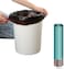 Drawstring Garbage Bags 5 Rolls 100 Count Thickened Kitchen Trash Bags with Handles for Household Waste and Daily Use
