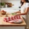 HDPE Striped Sufra Table Cover Disposable Waterproof Plastic Tablecloth for Dining Table, Kitchen, Parties and Outdoor Use