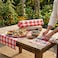 HDPE Striped Sufra Table Cover Disposable Waterproof Plastic Tablecloth for Dining Table, Kitchen, Parties and Outdoor Use
