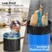 Kitchen Drawstring Garbage Bags High Elasticity Auto-Close Trash Bags for Home, Outdoor, Travel and Camping Waste Disposal