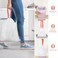 Kitchen Drawstring Garbage Bags High Elasticity Auto-Close Trash Bags for Home, Outdoor, Travel and Camping Waste Disposal