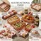3 Rolls Multipurpose Pink Patterned Kitchen Sheet Waterproof Drawer Liner Shelf Protector Cabinet Mat and Decorative Kitchen Cover