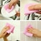 Reusable Super Absorbent Cleaning Wipes Roll, 100 Sheets 250 x 300mm, Heavy Duty Washable Kitchen Cleaning Cloths, Red