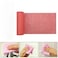 Reusable Super Absorbent Cleaning Wipes Roll, 100 Sheets 250 x 300mm, Heavy Duty Washable Kitchen Cleaning Cloths, Red