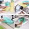 Reusable Super Absorbent Cleaning Wipes Roll, 100 Sheets 250 x 300mm, Heavy Duty Washable Kitchen Cleaning Cloths, Red
