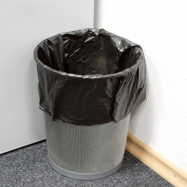 20 Count 60 Gallon Heavy Duty Garbage Bags, Large Black Trash Bags, Extra Strong Waste Liners for Home, Yard, Outdoor and Commercial Use
