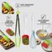 5-Piece Silicone Kitchen Utensil Set with Spatula, Basting Brush, Whisk and Food Tongs, Heat Resistant Non-Stick Cooking Tools