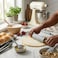 4-Piece Silicone Baking Tool Set with Rolling Pin, Spatula, Pastry Brush and Tongs, Heat Resistant Non-Stick Kitchen Tools