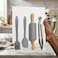 4-Piece Silicone Baking Tool Set with Rolling Pin, Spatula, Pastry Brush and Tongs, Heat Resistant Non-Stick Kitchen Tools