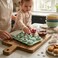 12-Cavity Silicone Gummy and Chocolate Mold &ndash; Bear, Flower &amp; Heart Shapes &ndash; Non-Stick BPA-Free Baking Tray for Candy, Ice Cubes &amp; Fondant, Sage Green