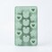 12-Cavity Silicone Gummy and Chocolate Mold &ndash; Bear, Flower &amp; Heart Shapes &ndash; Non-Stick BPA-Free Baking Tray for Candy, Ice Cubes &amp; Fondant, Sage Green