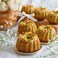 6-Cavity Silicone Donut Mold Non-Stick Fluted Cake Pan &ndash; Mini Tube Baking Pan for Muffins, Coffee Cake, Jello and Desserts
