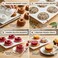 3D Silicone Fruit Mousse Cake Mold 6-Cavity Raspberry Dessert Mold &ndash; Non-Stick Reusable Baking Mold for Cake, Chocolate, Jelly and Ice Cream