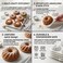 3D Silicone Fruit Mousse Cake Mold 6-Cavity Raspberry Dessert Mold &ndash; Non-Stick Reusable Baking Mold for Cake, Chocolate, Jelly and Ice Cream