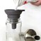 Food Grade Silicone Foldable Funnel Set &ndash; Multi-Use Kitchen Funnels with Square Tip Design for Liquid, Oil, Spice and Storage Transfer