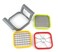 3-in-1 Multi Vegetable and Fruit Chopper Slicer &ndash; Potato Cutter, Apple Slicer with Interchangeable Inserts for French Fries, Fruits and Vegetables