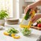 Stainless Steel Multi Grater and Grinder &ndash; Flat Kitchen Grater for Cheese, Vegetables, Fruits   Peel, Slice and Grate Tool with Durable Handle