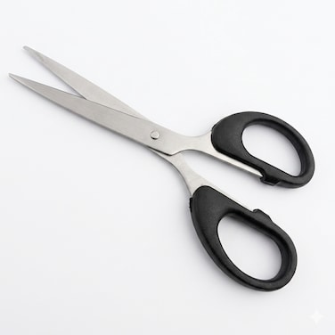 Multipurpose Stainless Steel Kitchen Scissors with Ergonomic Handle and Pointed Tips &ndash; Heavy Duty Food Cutting Shears for Meat, Herbs, Vegetables and Packaging