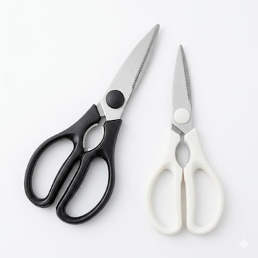 Multi-Purpose Stainless Steel Kitchen Scissors &ndash; Heavy Duty Utility Shears for Chicken, Poultry, Meat, Fish, Vegetables, Herbs and Home Use