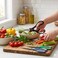 4-Piece Multipurpose Kitchen Scissors Set &ndash; Heavy Duty Stainless Steel Food Shears with Bottle Opener &amp; Nutcracker for Meat, Vegetables, Herbs, Ergonomic Grip