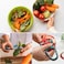 3-Piece Kitchen Peeler Set, Multifunctional Plastic Fruit and Vegetable Peelers for Potato, Apple, Mango and Carrot, Lightweight Kitchen Gadgets