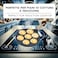 Non-Stick 7-Shape Frying Pan for Induction &amp; Gas &ndash; Aluminium Omelet, Crepes, Eggs &amp; Burger Pan with Comfort Grip Handle (29 x 26.5 cm)