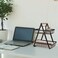 2-Tier Countertop Fruit Basket Storage Rack &ndash; Metal Vegetable Organizer &amp; Bread Display Stand for Kitchen, Space-Saving Kitchen Storage Shelf (Black)