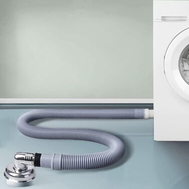 Washing Machine Drainage Pipe &ndash; Flexible Universal Drain Hose for Efficient Water Flow   Durable, Easy-to-Install Washer Drain Extension Tube