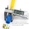 Flexible Gas Pipe Hose with Safety Clamp &ndash; Explosion-Resistant Gas Hose for Gas Stove &amp; Water Heater Connection   Durable Yellow Gas Supply Tube