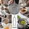 3-Piece Stainless Steel Fine Mesh Sieve Set with Handles, Kitchen Strainers for Tea, Cocktail, Juice, Oil, Flour, Spices, Baking and Cooking