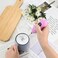 5-Piece Electric Milk Frother and Mini Whisk Set, Handheld Coffee Frother for Latte, Cappuccino, Matcha, Eggs and Kitchen Mixing Tools, Pink