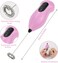 5-Piece Electric Milk Frother and Mini Whisk Set, Handheld Coffee Frother for Latte, Cappuccino, Matcha, Eggs and Kitchen Mixing Tools, Pink