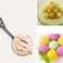Stainless Steel Ice Cream Scoop with Trigger, Multi-Purpose Cookie Scoop for Meatballs, Melon Balls, Mashed Potatoes, Muffins and Baking Kitchen Use