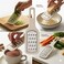 4-Piece Stainless Steel Cheese Grater Set, Vegetable Shredder, Lemon Zester, Garlic Mincer and Flat Food Grater for Cooking and Kitchen Prep