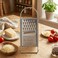 Stainless Steel 3-in-1 Handheld Grater for Cheese, Ginger, Garlic, Nutmeg, Chocolate, Coconut and Vegetables &ndash; Multipurpose Kitchen Grater Tool