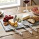 4-Piece Cheese Knife Set with Stainless Steel Blades and Crystal Acrylic Handles &ndash; Cheese Cutter, Shaver, Fork &amp; Spreader for Charcuterie Boards, Entertaining &amp; Wine Tastings