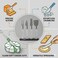 4-Piece Cheese Knife Set with Stainless Steel Blades and Crystal Acrylic Handles &ndash; Cheese Cutter, Shaver, Fork &amp; Spreader for Charcuterie Boards, Entertaining &amp; Wine Tastings
